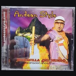 MUSIC CD 2013 "ANDEAN STYLE" MARAVILLA DEL MUNDO MEDITACION ANCESTRAL